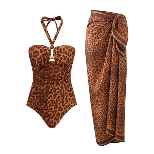 CheeBae one piece swimsuit with cover up