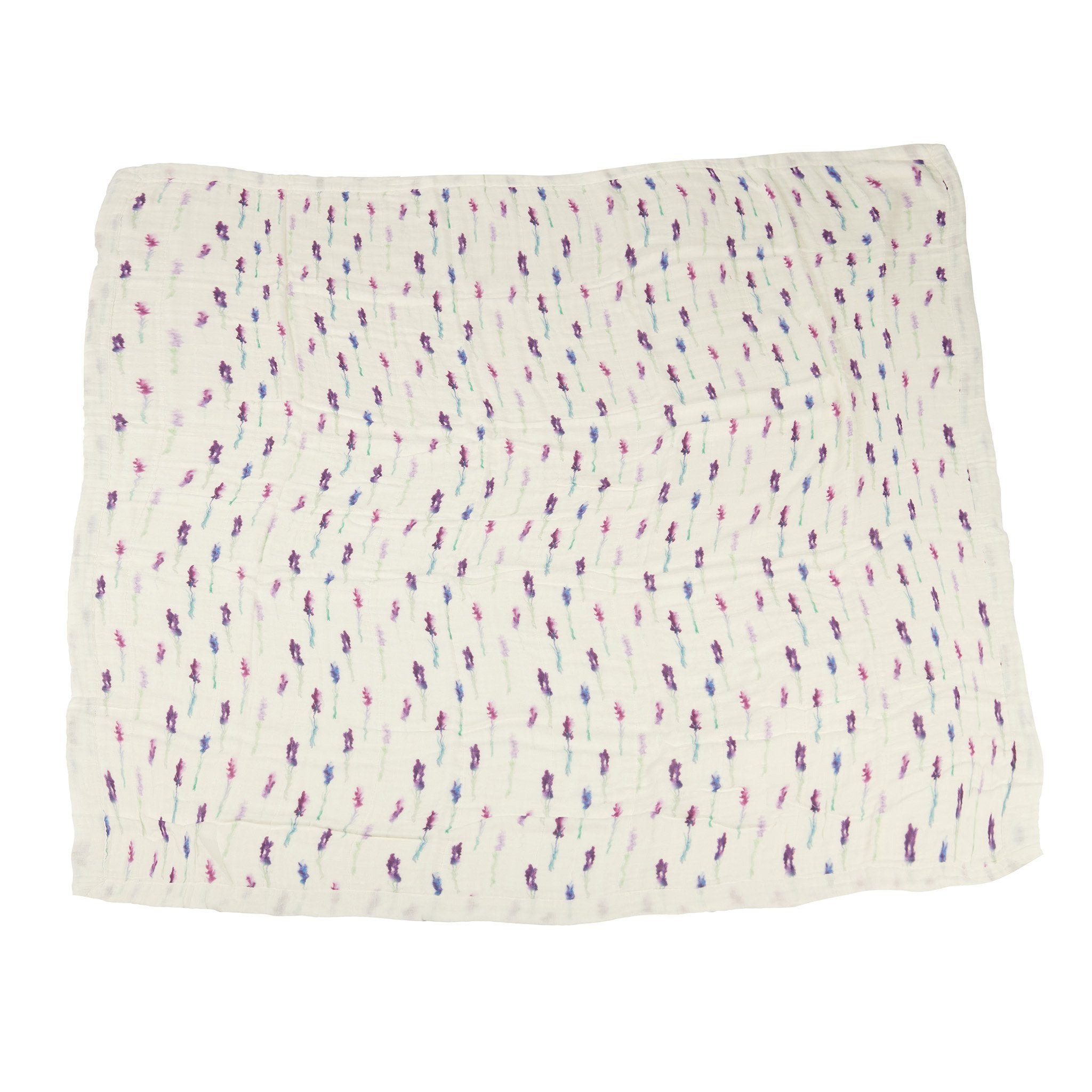 Lavender and White Newcastle Blanket